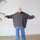 OVERSIZE REVERSE SWEATSHIRTS (BLACK/CHARCOAL)