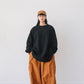 OVERSIZE REVERSE SWEATSHIRTS (BLACK/CHARCOAL)