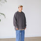 OVERSIZE REVERSE SWEATSHIRTS (BLACK/CHARCOAL)