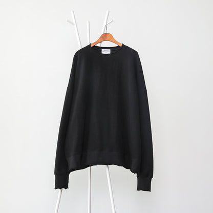 OVERSIZE REVERSE SWEATSHIRTS (BLACK/CHARCOAL)