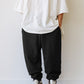 WIDE FIT JOGGER PANTS (BLACK/GREY)