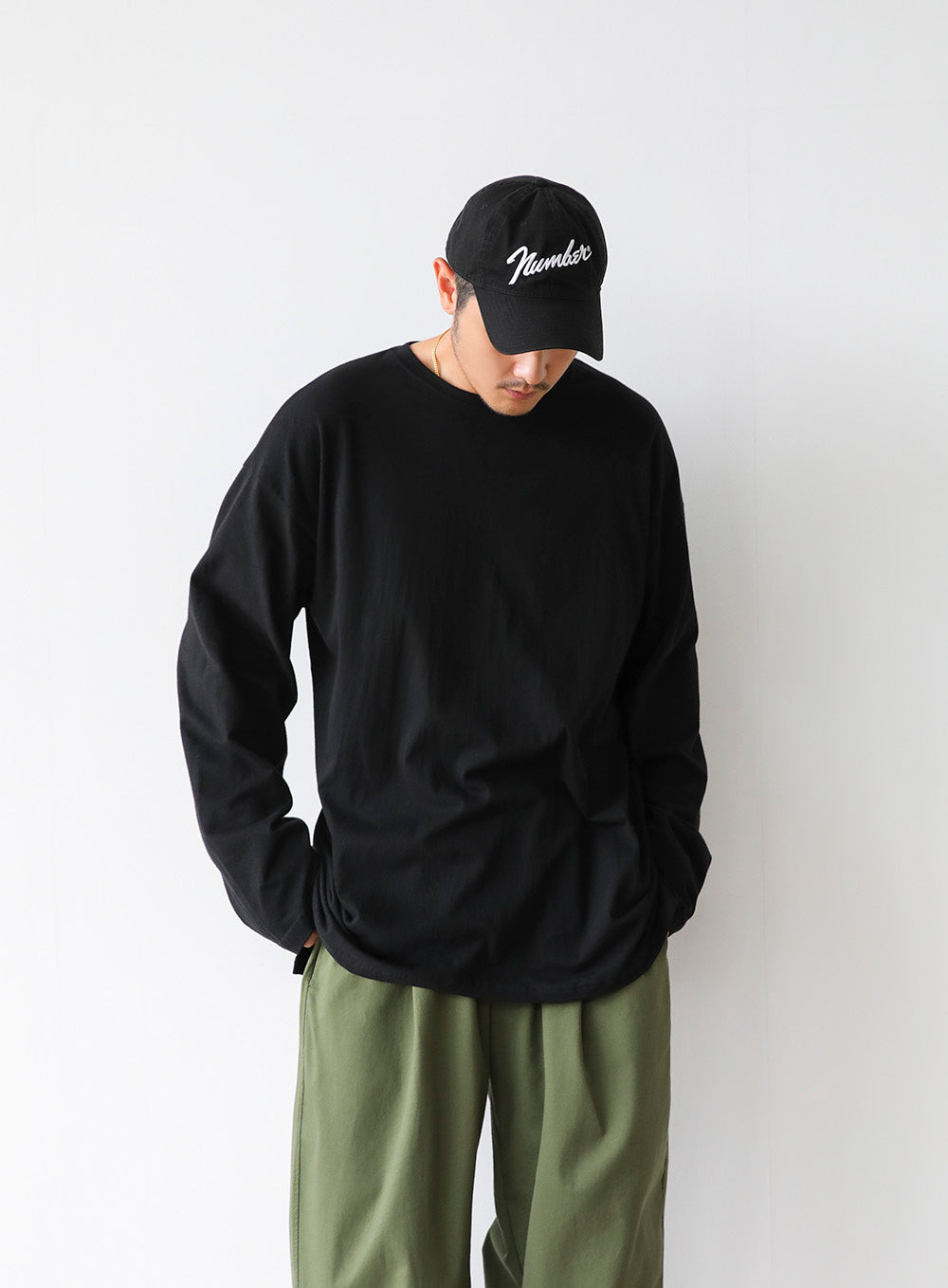 LOOSE LONG SLEEVE TEE (MULTIPLE COLORS)