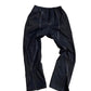 CUT LINE PANTS (BLACK COLOR)