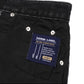 REGULAR CROP DENIM JEANS (BLACK)