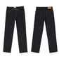 SLIM STRAIGHT DENIM JEANS (INDIGO)