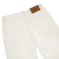 STRAIGHT CROP DENIM JEANS (IVORY)