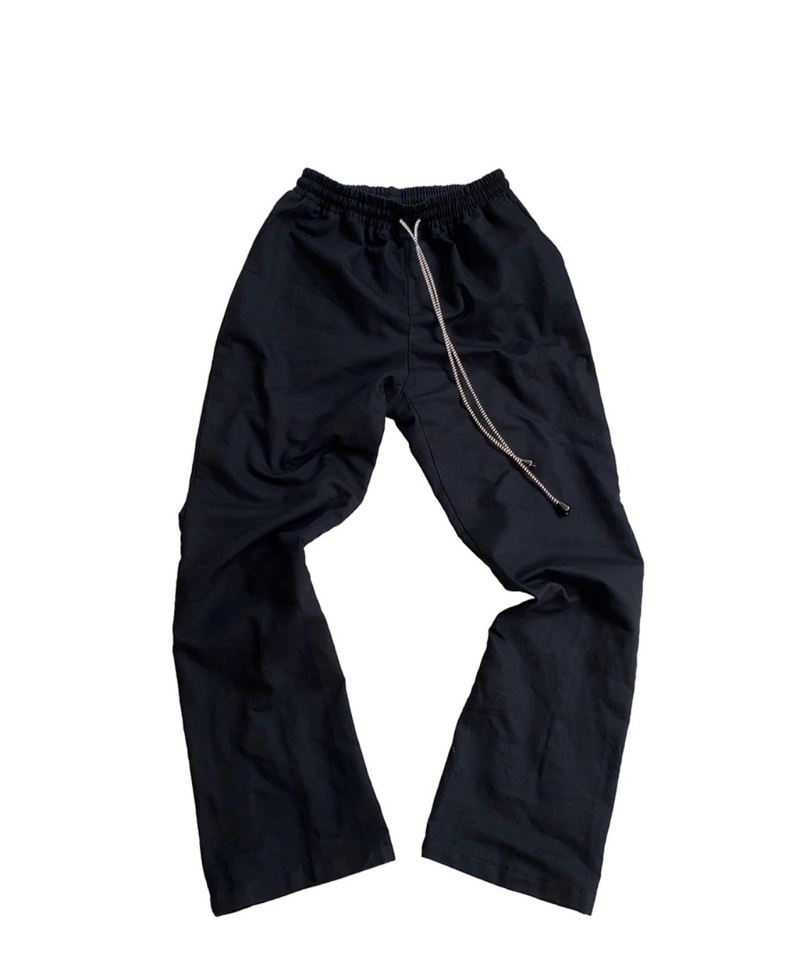 TWO ZIPPER LONG PANTS (BLACK)