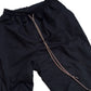 TWO ZIPPER LONG PANTS (BLACK)