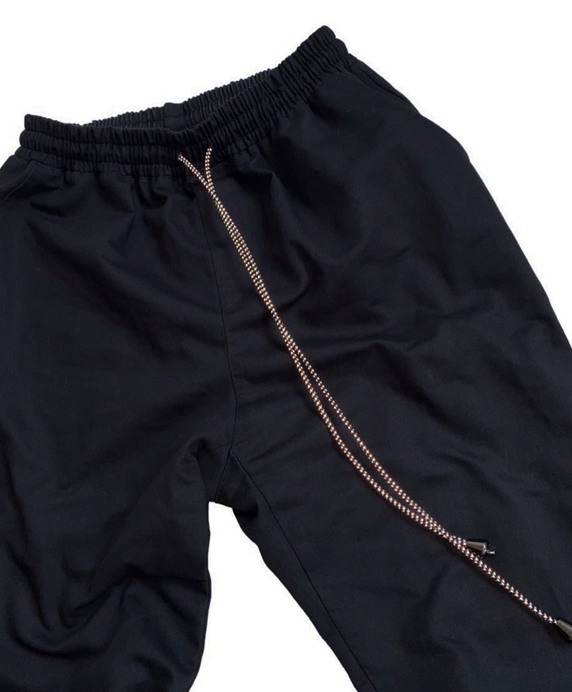 TWO ZIPPER LONG PANTS (BLACK)