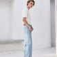 WIDE DENIM JEANS (LIGHT BLUE)