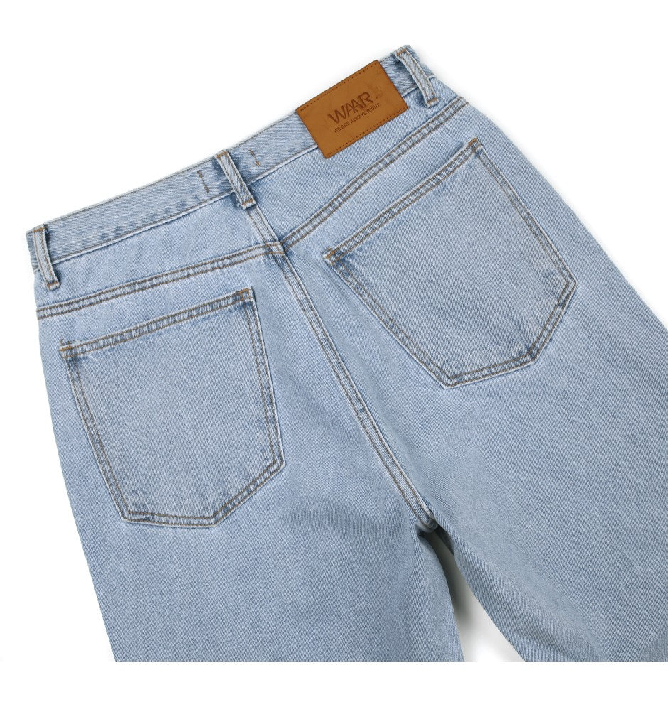 WIDE DENIM JEANS (LIGHT BLUE)