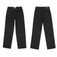 WIDE DENIM JEANS (BLACK COLOR)