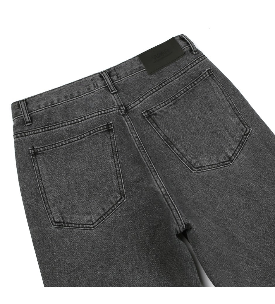 WIDE DENIM JEANS (GREY COLOR)